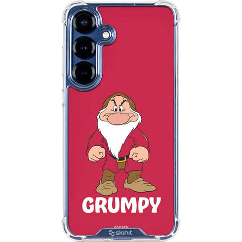Disney Snow White Grumpy Dwarf Galaxy S25 Clear Case
